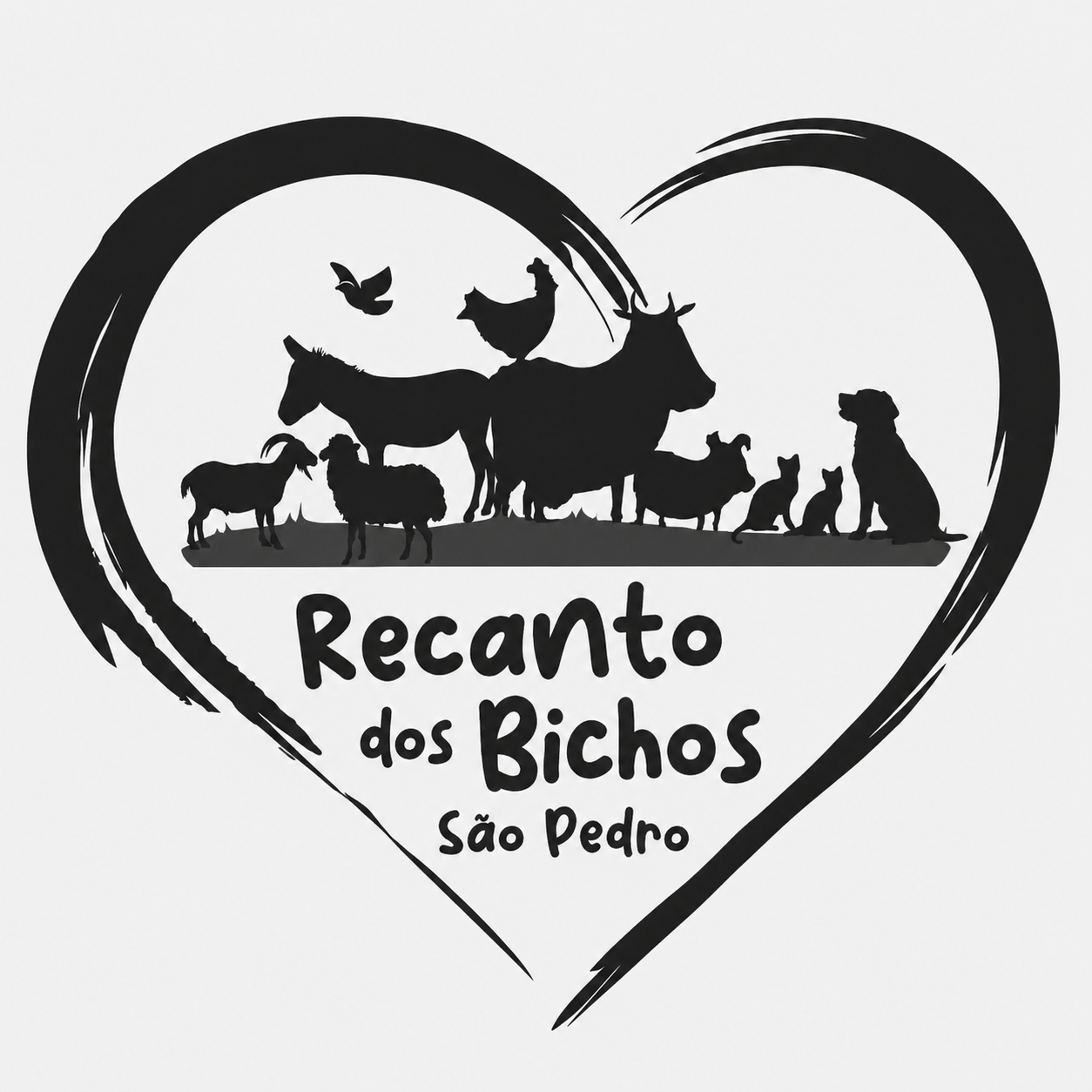 Logo Recanto dos Bichos São Pedro